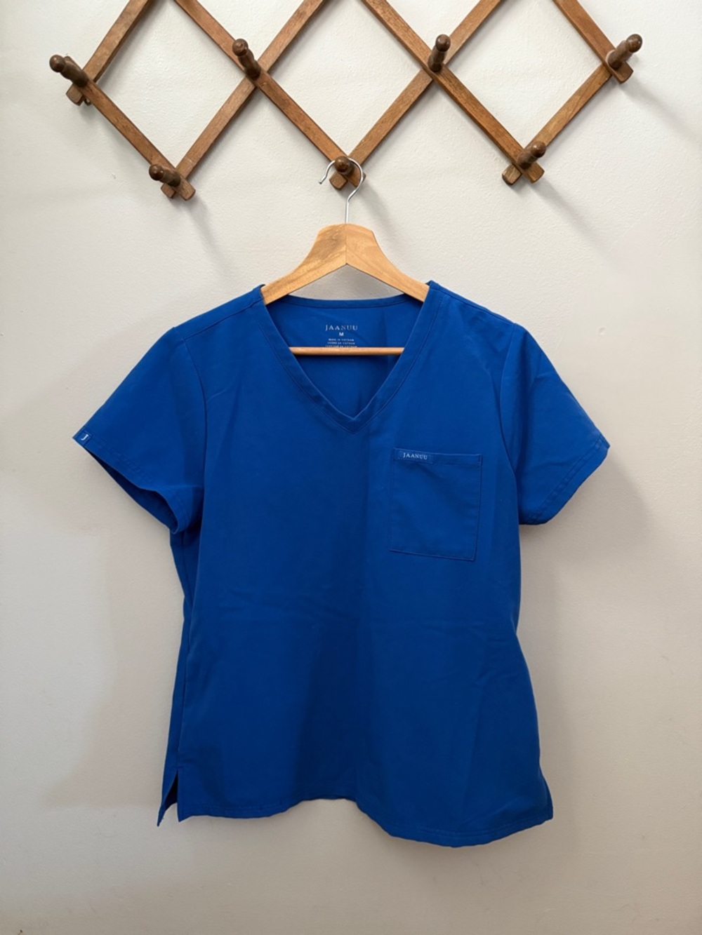 Jaanuu Royal Blue Scrub Top